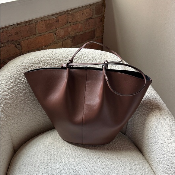Sezane Mara Bag - smooth chocolate color - Picture 10 of 12